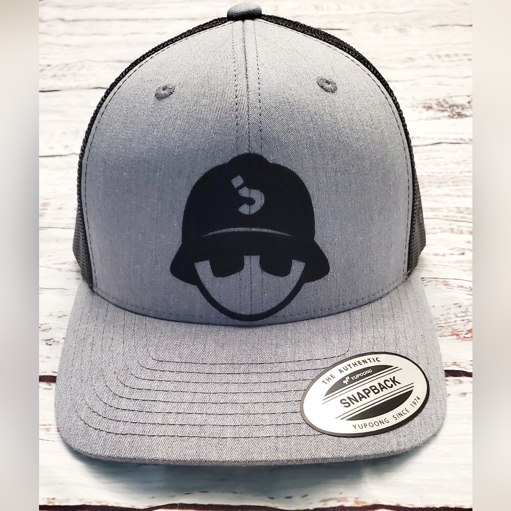 Jabawoleez Gray and Black Snapback Hat